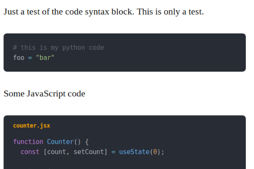Code-Syntax-Block تصویر افزونه 
