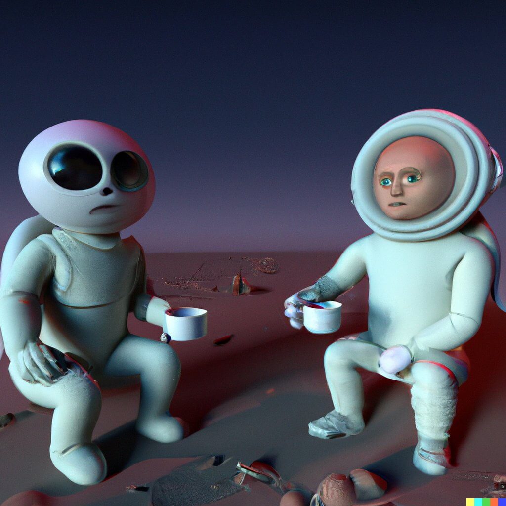DALL E 2 weird astronauts min